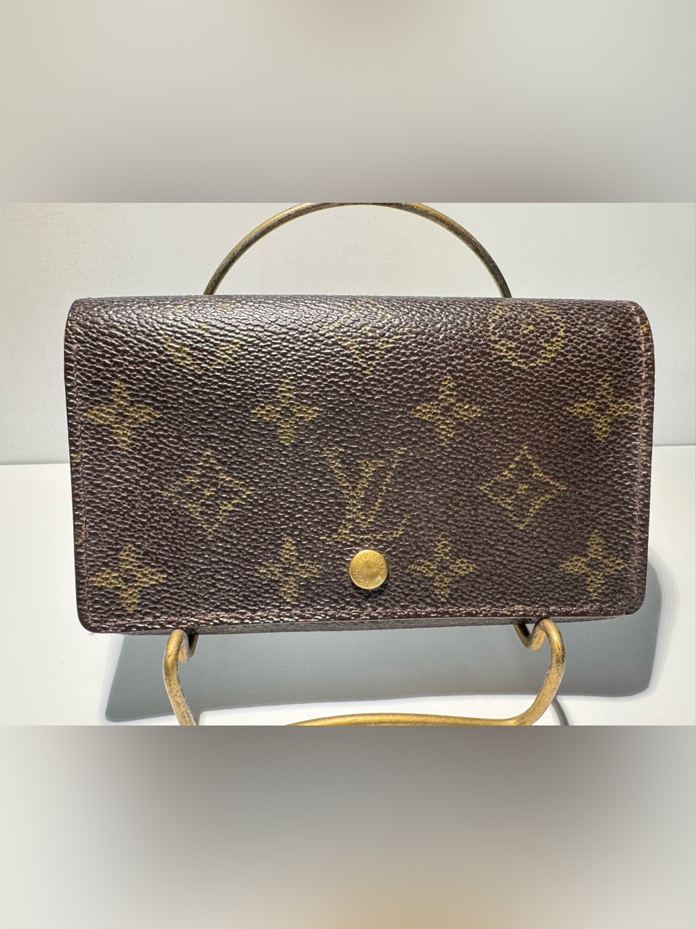 Louis Vuitton Brown Monogram Compact Wallet